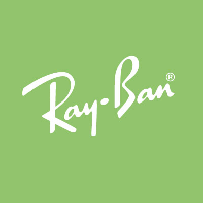 Rayban logo, advertising glasses sold in Wexford Town