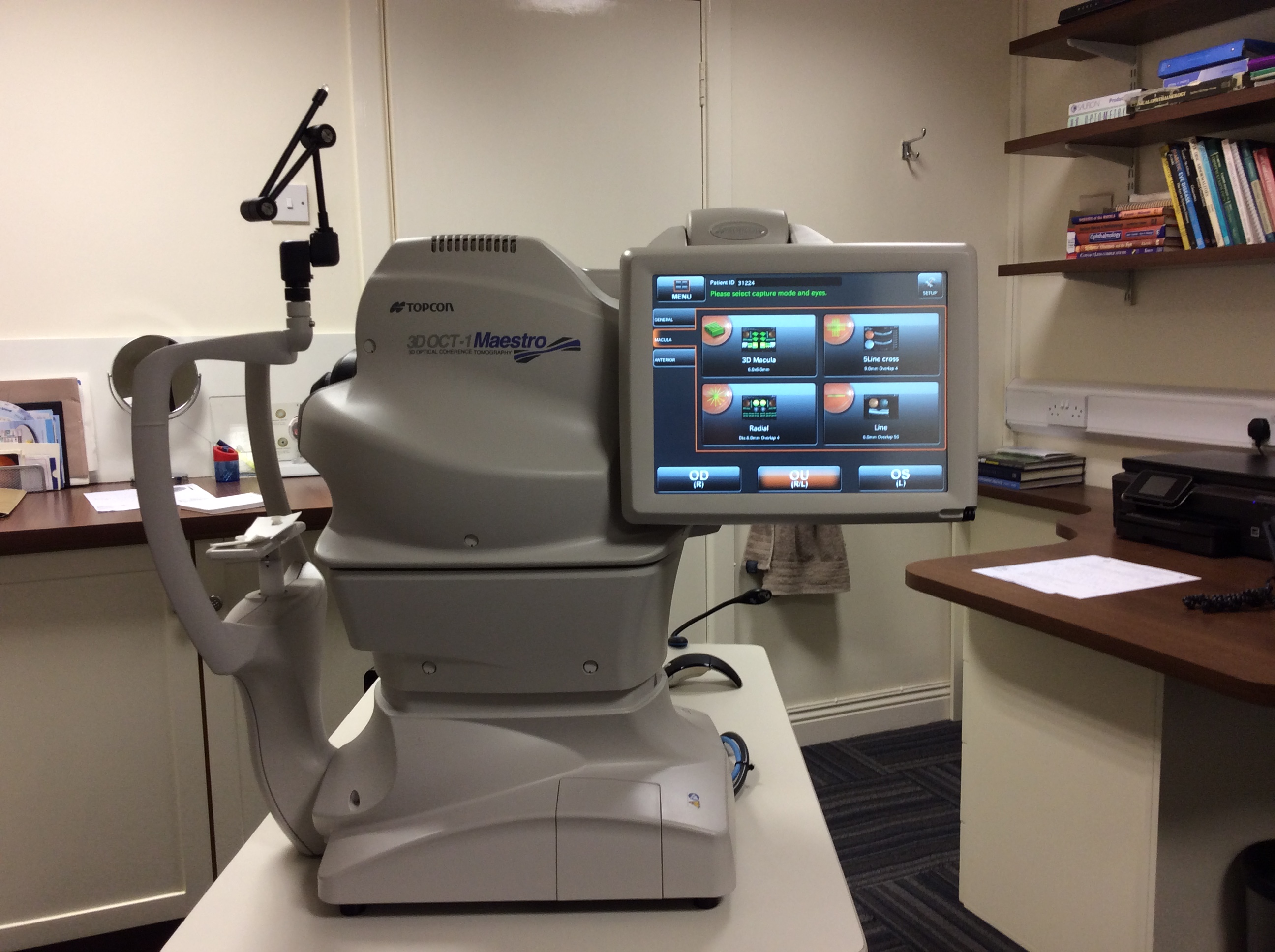 Ocular Computerised Tomography, OCT machine, Foley Opticians, Wexford
